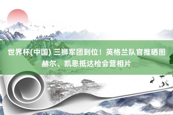 世界杯(中国) 三狮军团到位！英格兰队官推晒图赫尔、凯恩抵达检会营相片